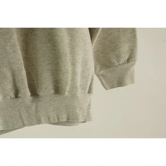 Vintage Michigan Wolverines College Football Sweatshirt Womens Medium Ivory Gray - Picture 10 of 14